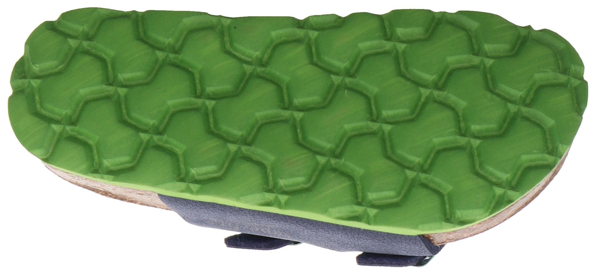 mit blau-grün verstellen Fußbettpantolette zum Superfit Pantolette Mittel WMS: Schnallen