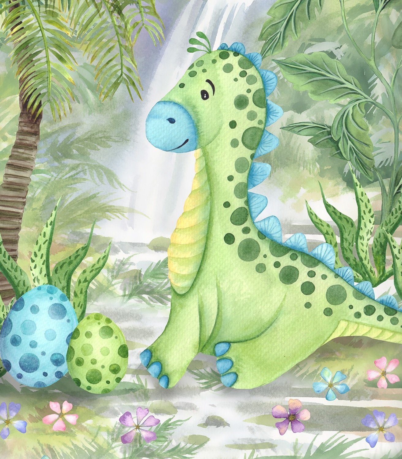 soma Bettwäsche Pastell Comic Dino Dinosaurier günstig online kaufen