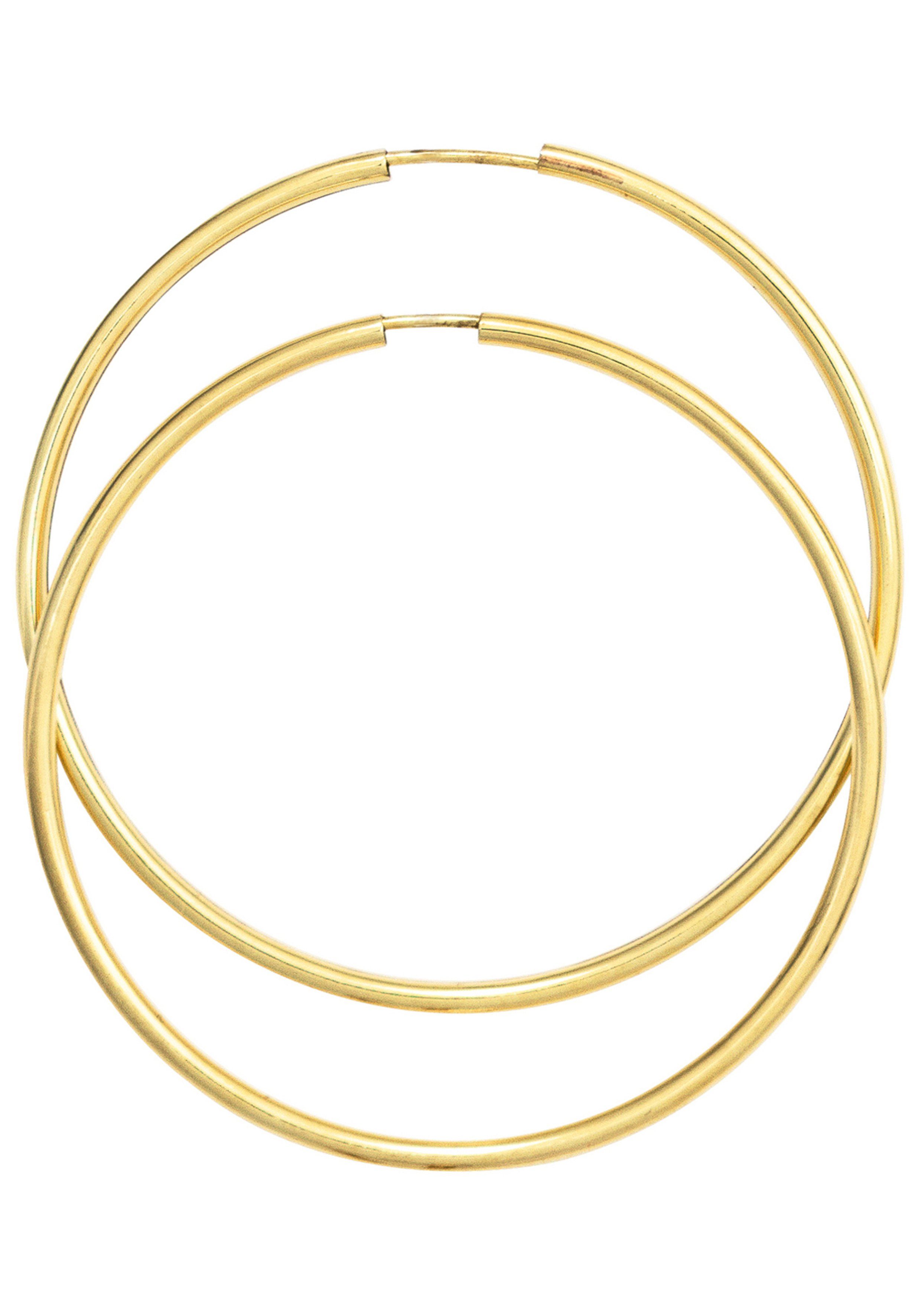 JOBO Paar Сережки-кільця, 585 Gold 46 mm
