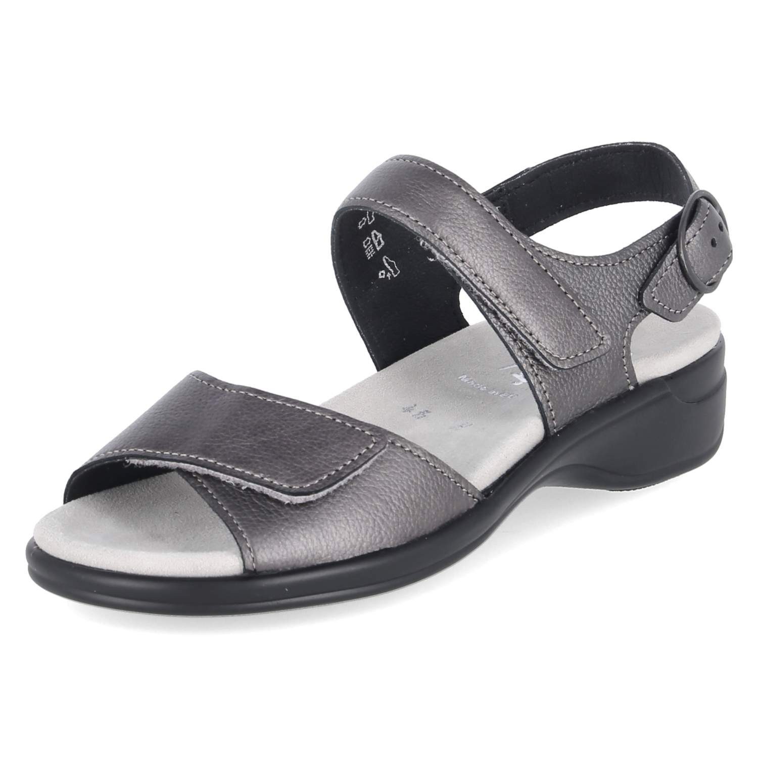 Semler Semler H1285019/037 SP Damen Glattleder grey Sandalette