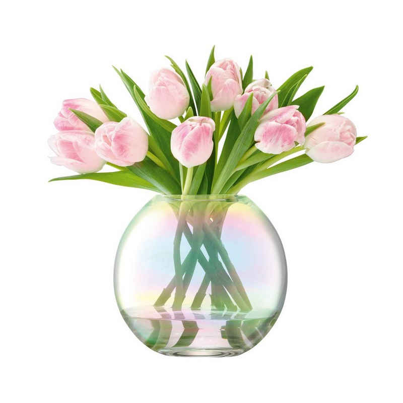 LSA Dekovase (1 Artikel), Vase Pearl H16cm, perlmuttfarben