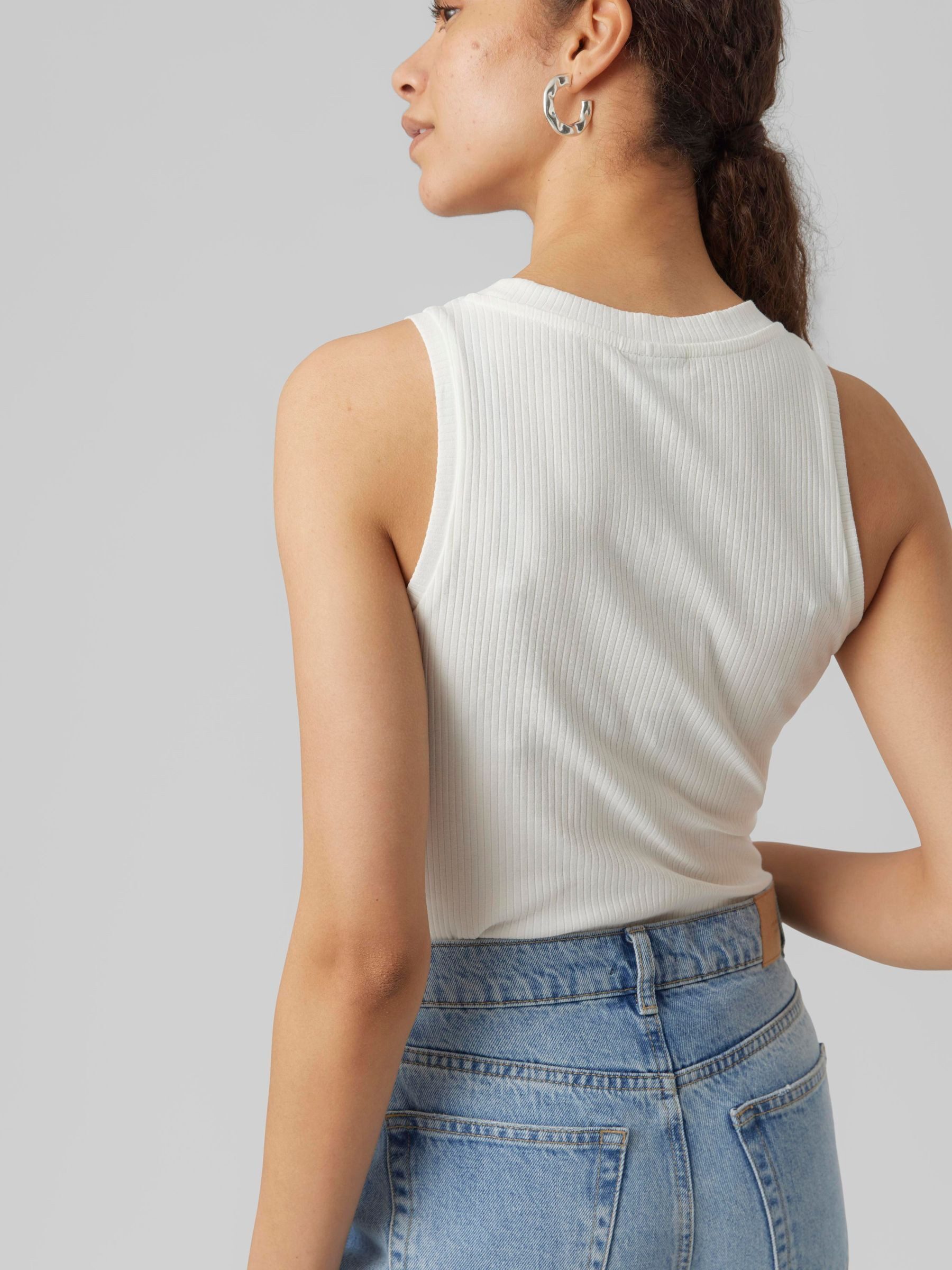 Vero Moda Tanktop VMLAVENDER SL TOP VMA JRS NOOS mit Rundhalsausschnitt
