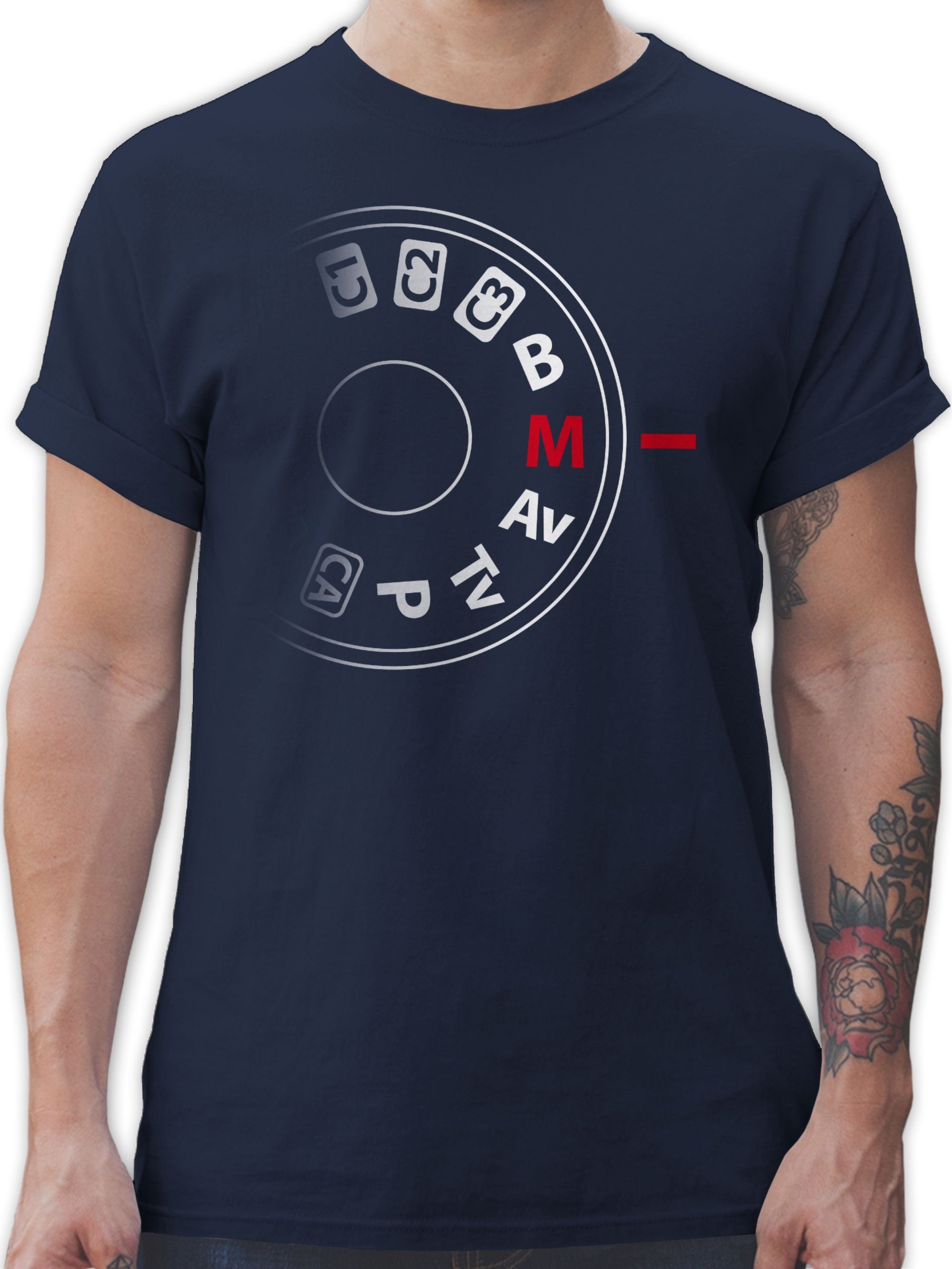 T-Shirt Kamera Einstellrad Fotograf Fotografie Geschenk Fotografen
