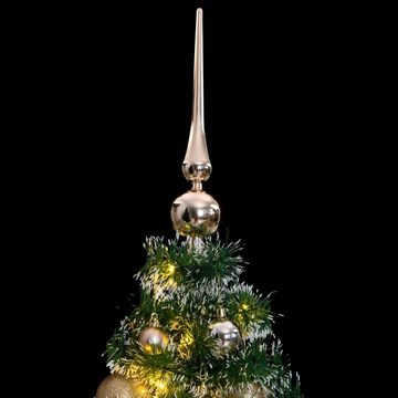 vidaXL Künstlicher Weihnachtsbaum Künstlicher Weihnachtsbaum mit Schnee Kugeln 150 LEDs 120 cm