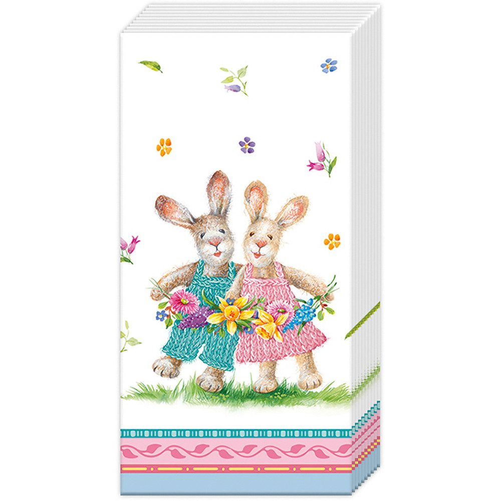 Ihr Ideal Home Range GmbH Papierserviette Dance, (10 St), 21 x 21 cm
