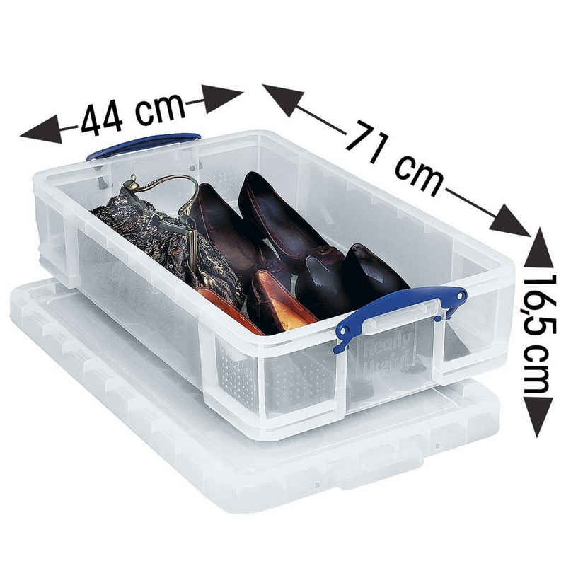 REALLYUSEFULBOX Aufbewahrungsbox, 33 Liter, verschließbar und stapelbar