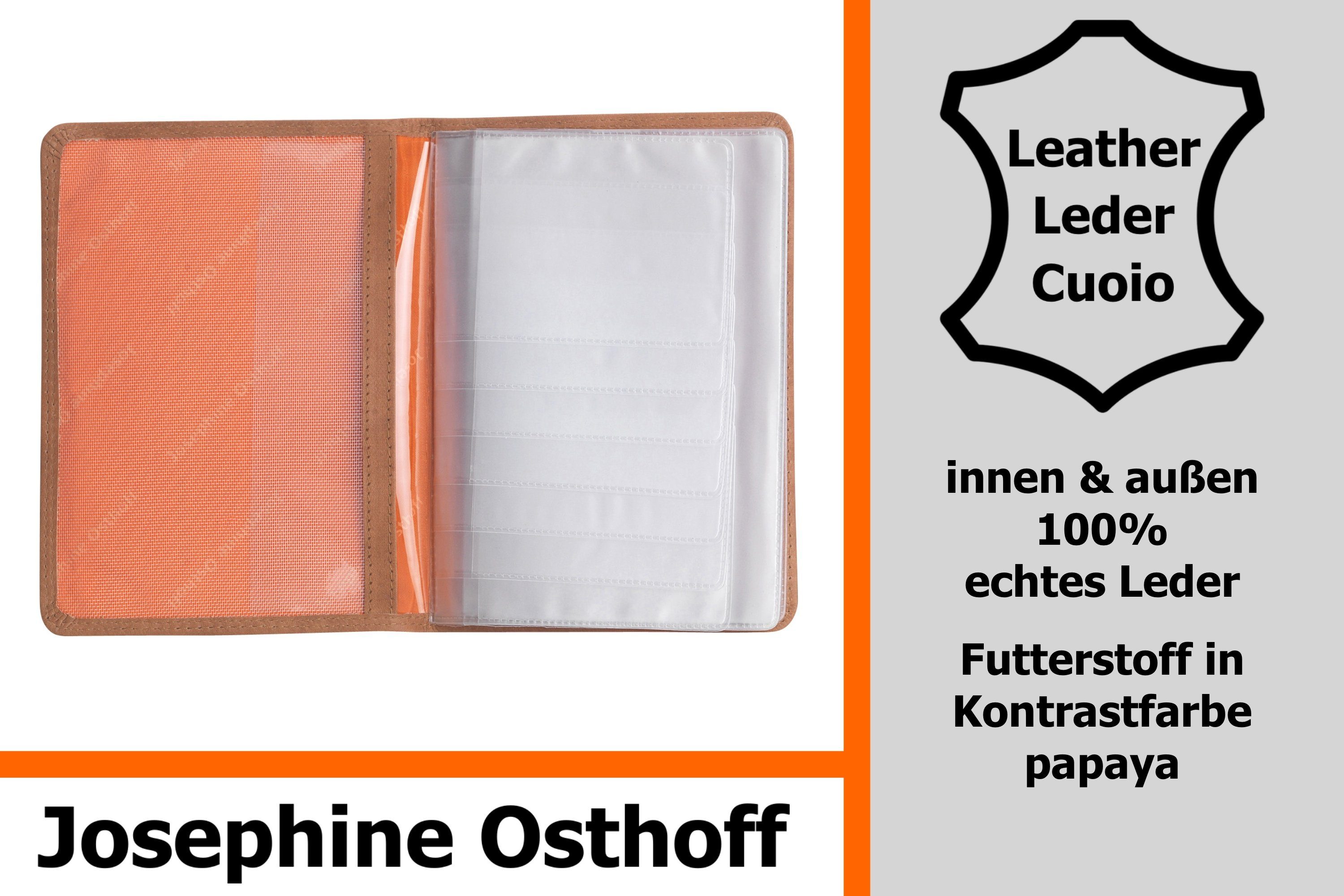 Osthoff Brieftasche bordeaux SOS Ausweisetui Josephine