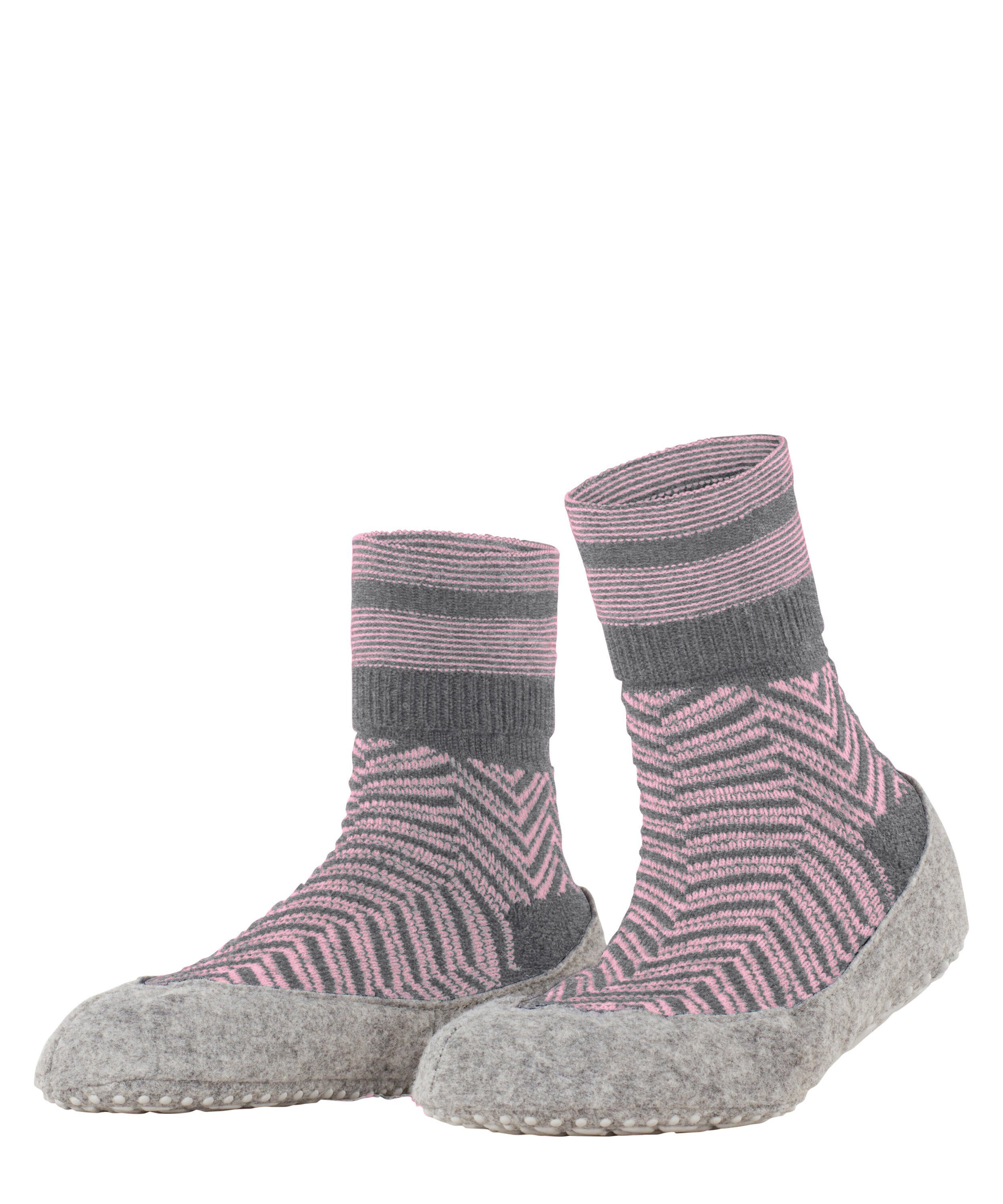 mel. FALKE Cosyshoe grey Socken (3270) Herringbone (1-Paar)
