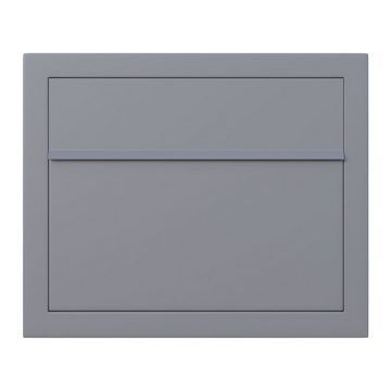 Bravios Briefkasten Briefkasten Elegance Grau Metallic