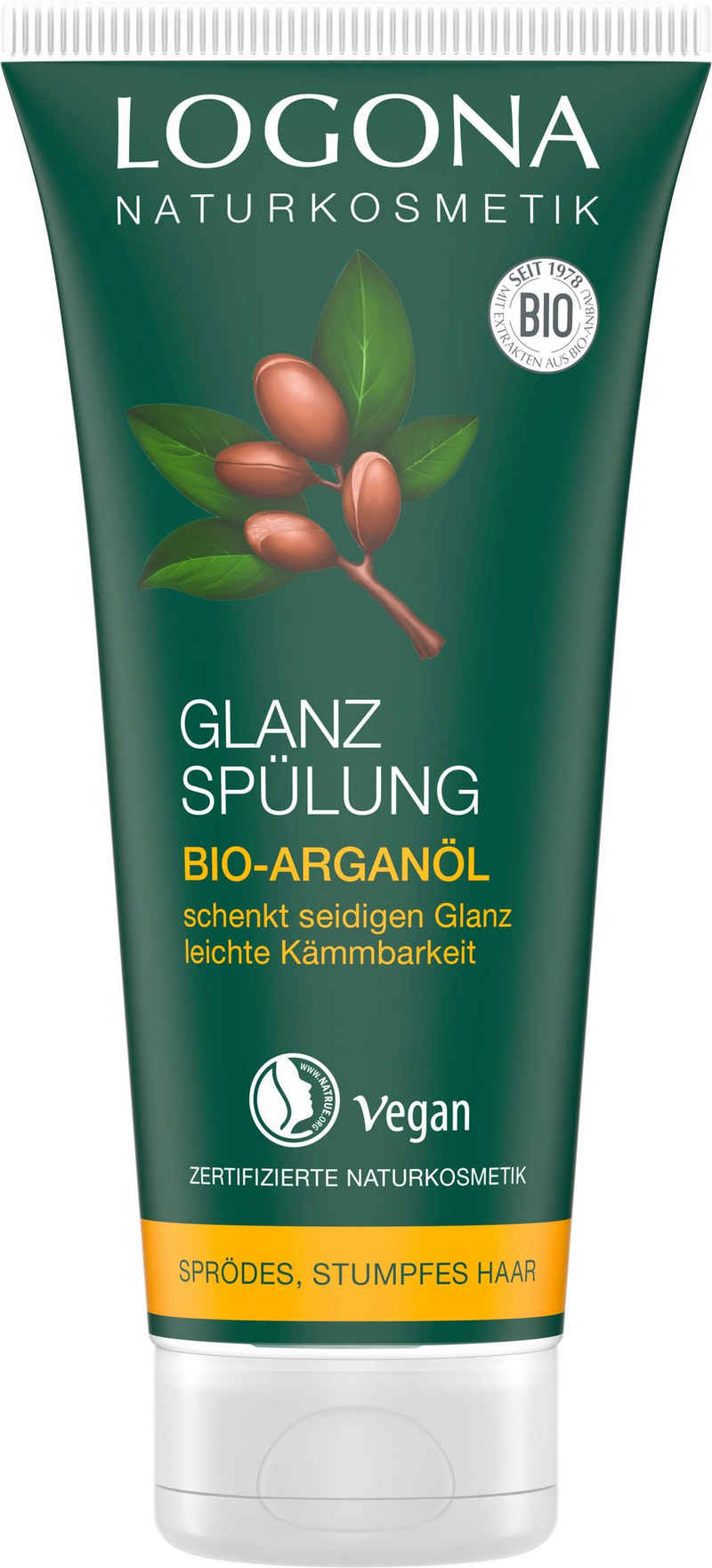 LOGONA Haarspülung, Glanz Spülung Bio-Arganöl