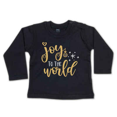 G-graphics Longsleeve Joy to the world Baby Sweater / Longsleeve T, mit Spruch / Sprüche / Motiv / Print