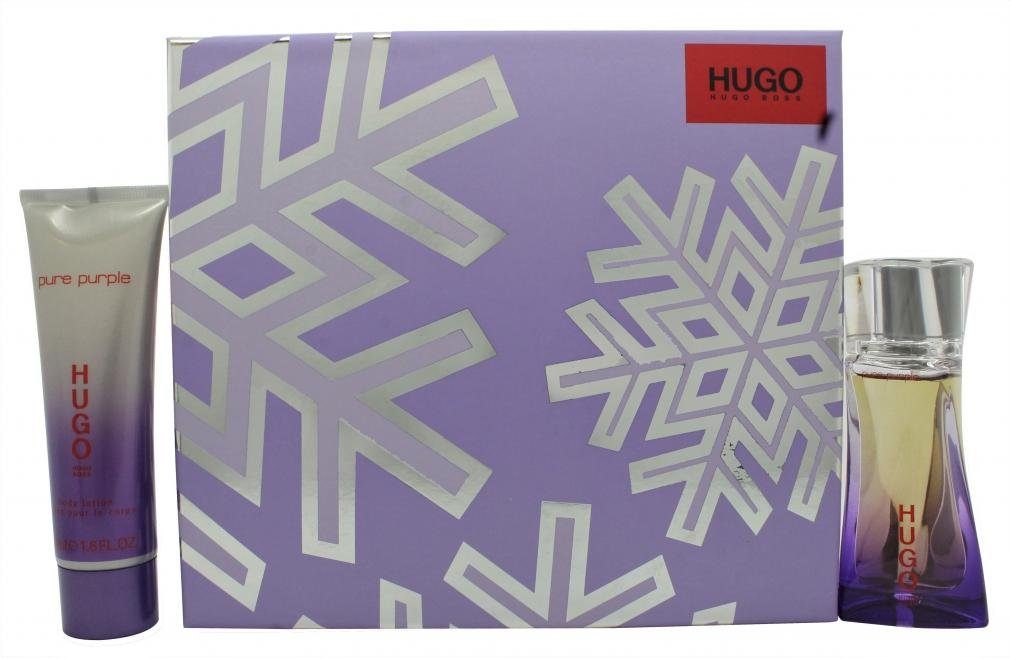 Hugo Boss Home Duft-Set »Hugo Boss Pure Purple Geschenkset 30ml EDP + 50ml  Körperlotion« online kaufen | OTTO