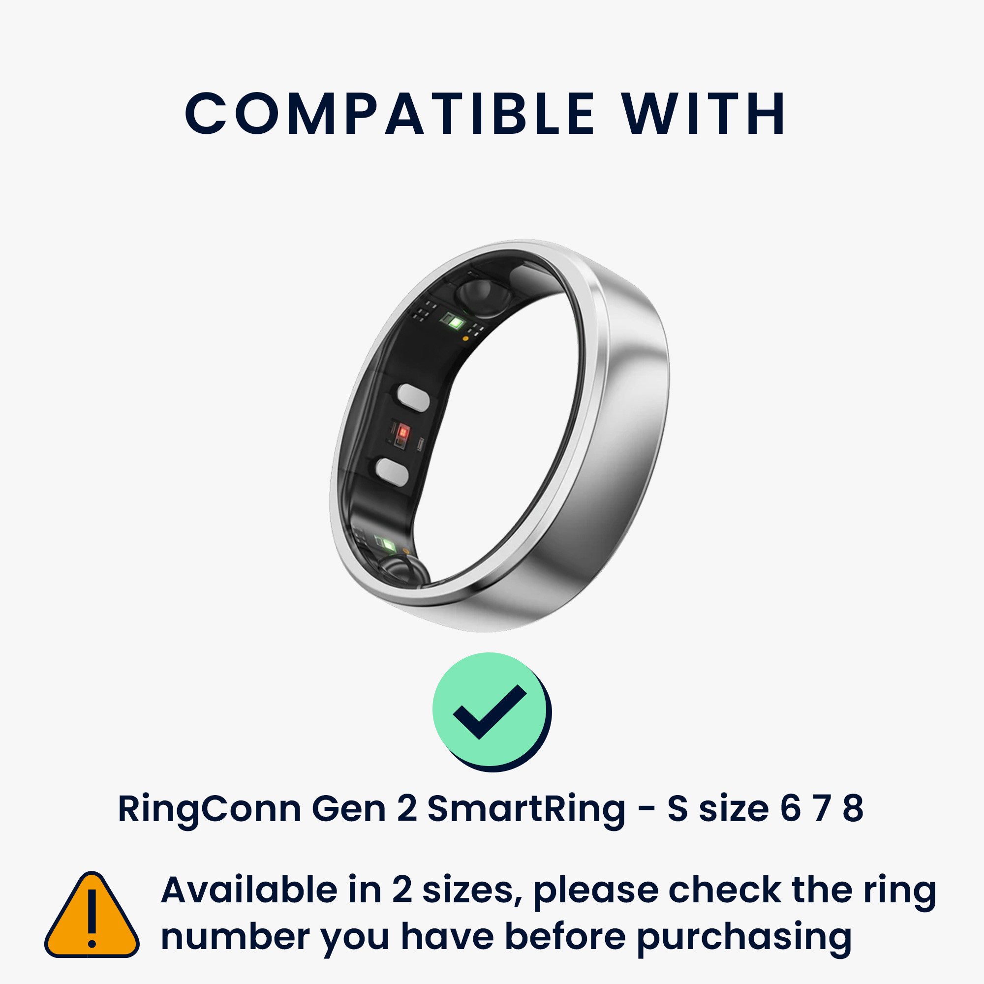 kwmobile Smartwatch-Hülle 8x Smart Ring Protector für RingConn Gen 2 SmartRing - S size 6 7 8, Hülle weiches Silikon Case - Schutzhülle in Mehrfarbig