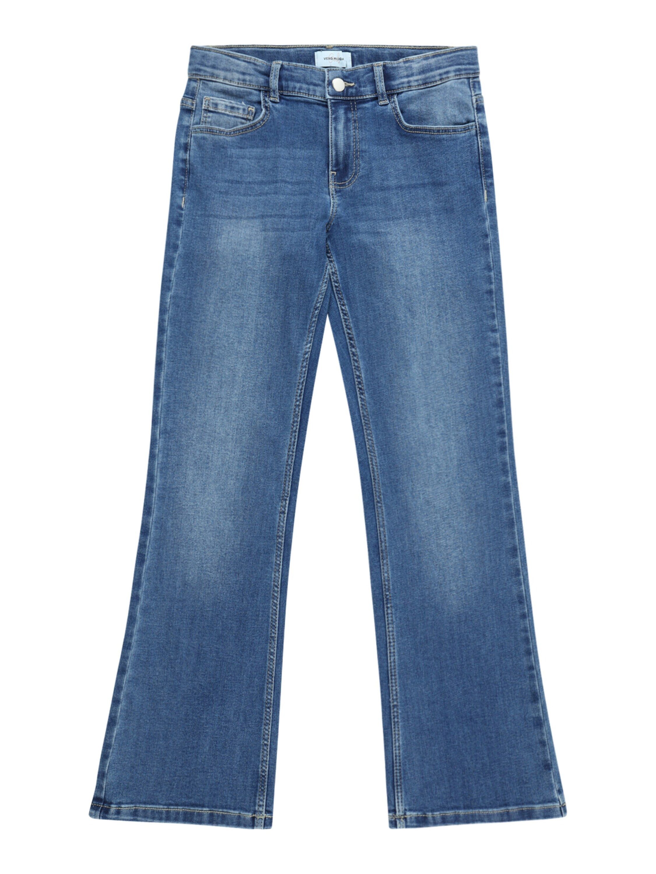 Vero Moda Girl Weite Jeans VMRiver (1-tlg) Plain/ohne Details