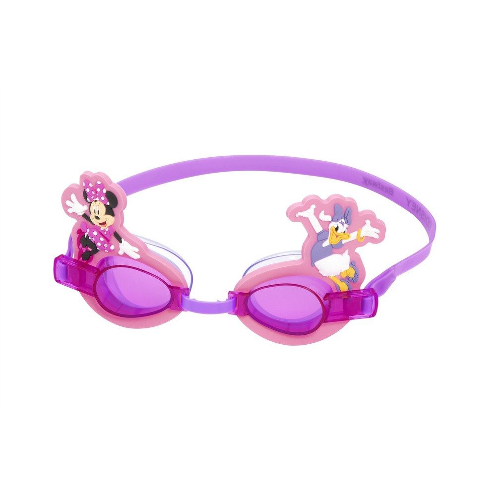 BESTWAY Schwimmbrille Taucherbrille Kinderschwimmbrille Badebrille, (Spar-Set, 1-St), Antibeschlag, UV-Schutz, verstellbares Silikonband