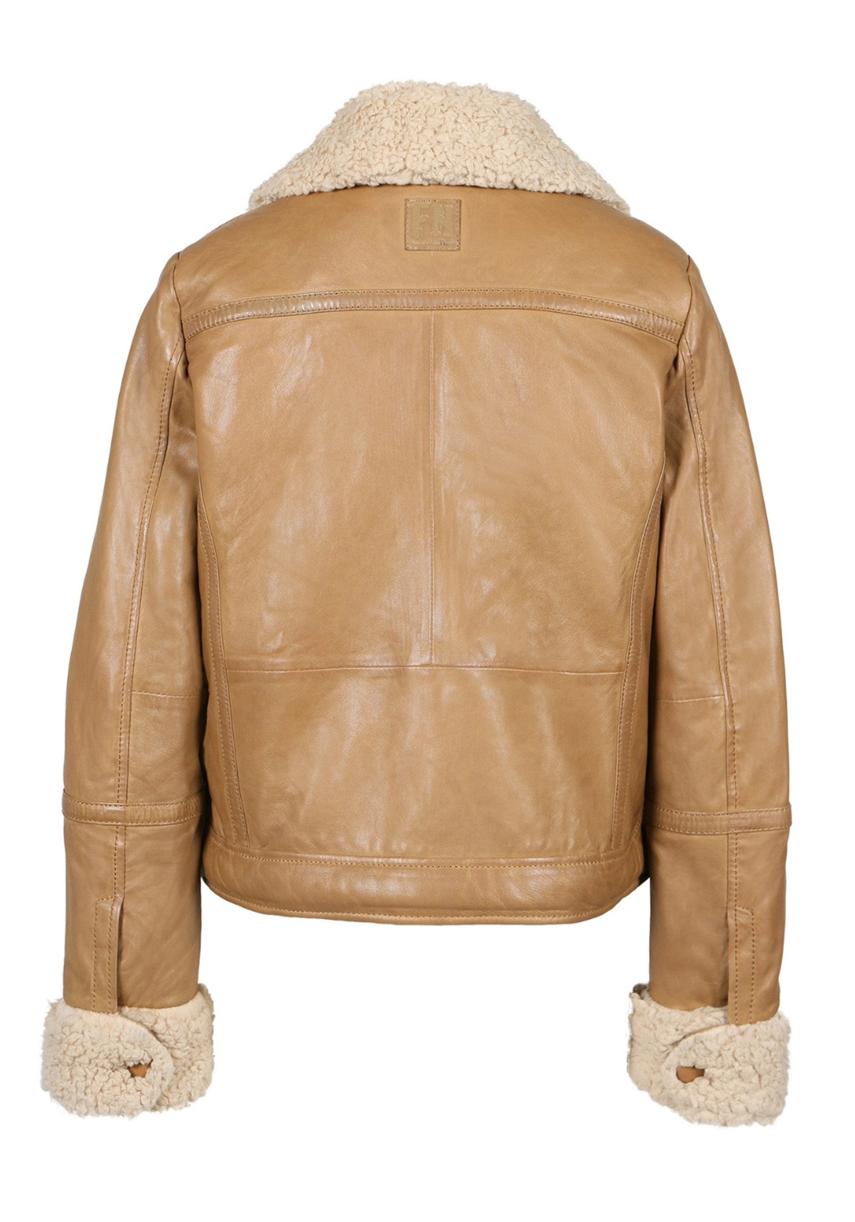 Freaky Nation Lederjacke Cozy Mood-FN