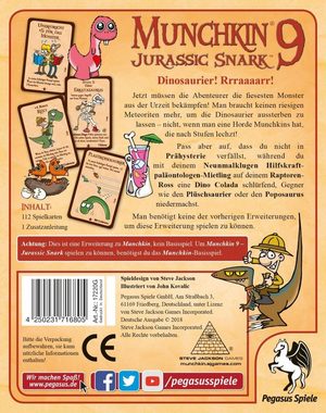 Pegasus Spiele Spiel, Munchkin 9 - Jurassic Snark