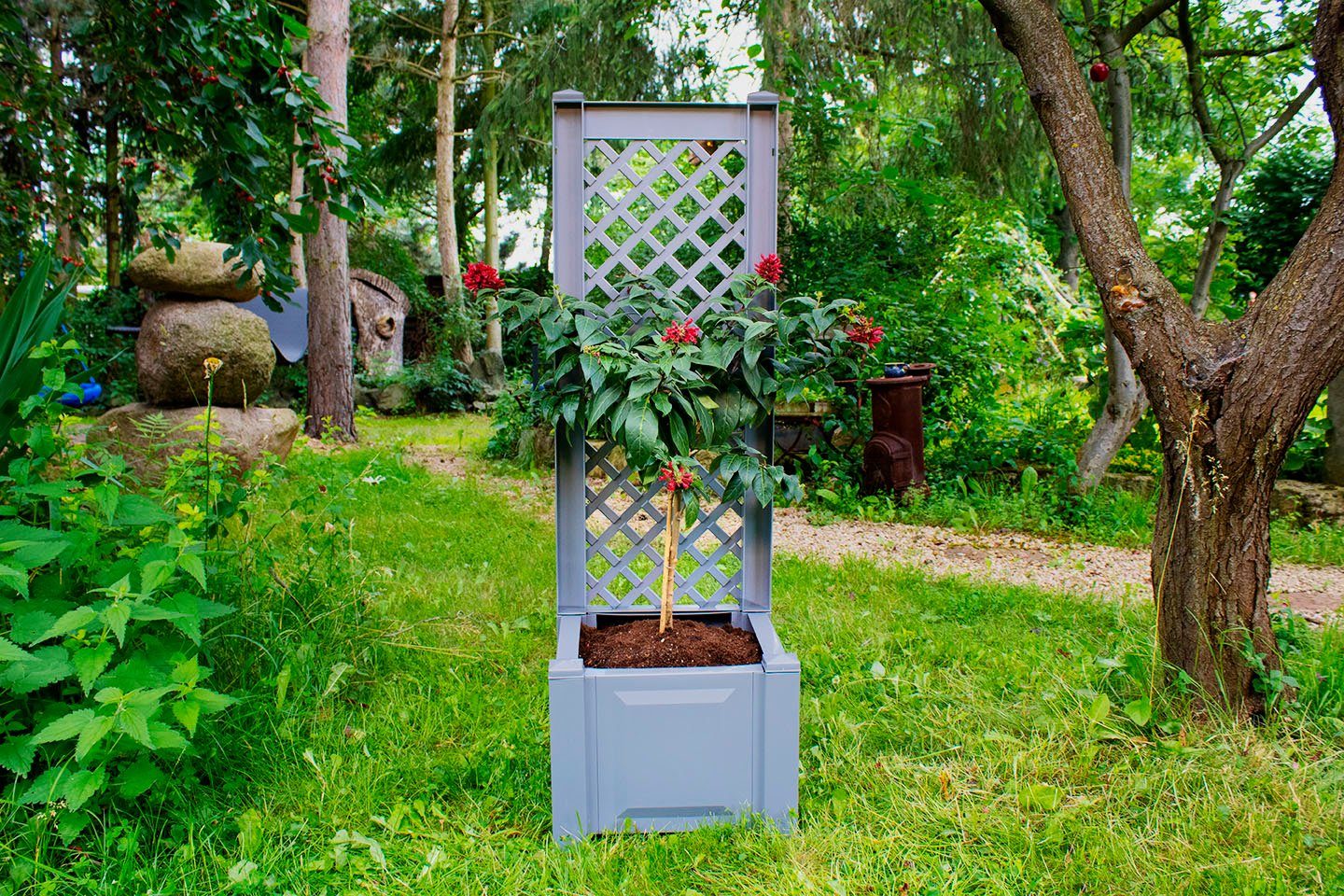 KHW Spalier, mit Pflanzkasten, BxTxH: 43x43x140 günstig online kaufen