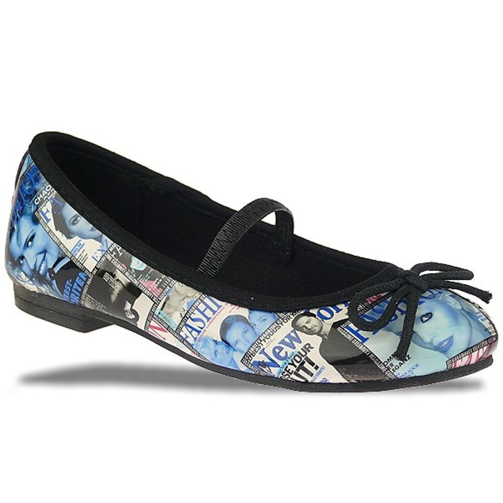 Indigo INDIGO Ballerina Newspaper-Look Ballerina