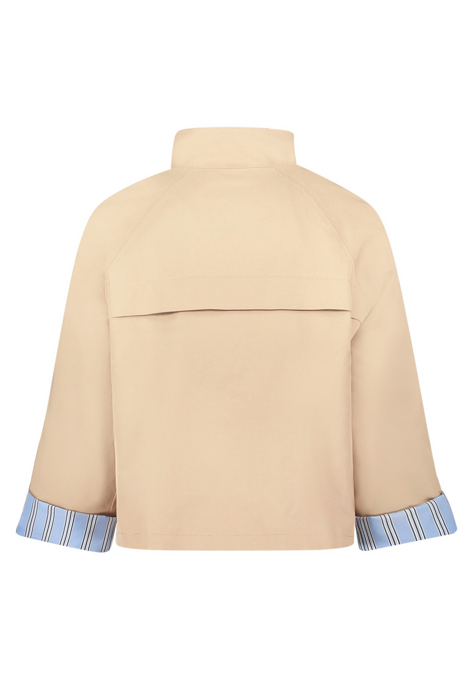 Cartoon Canvasjacke Damen mit aufgesetzten Taschen