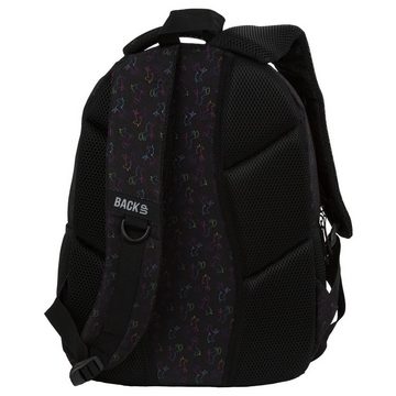 DERFORM Schulrucksack Pferde ca. 42 cm großer Rucksack für Schule Schulranzen Pony sw