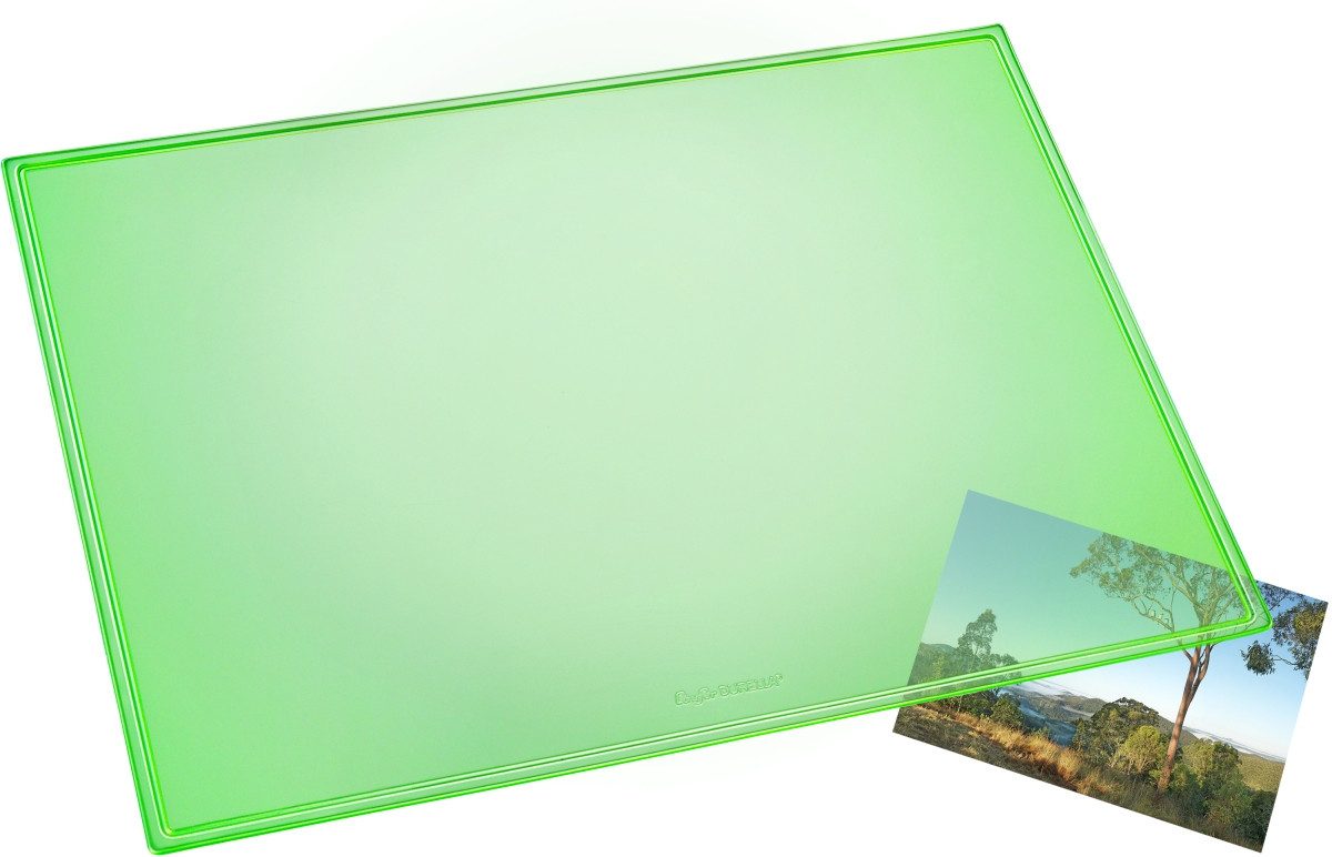 Läufer Schreibtischunterlage Schreibunterlage Durella Transluzent 40x53 cm grün (30 Stück)
