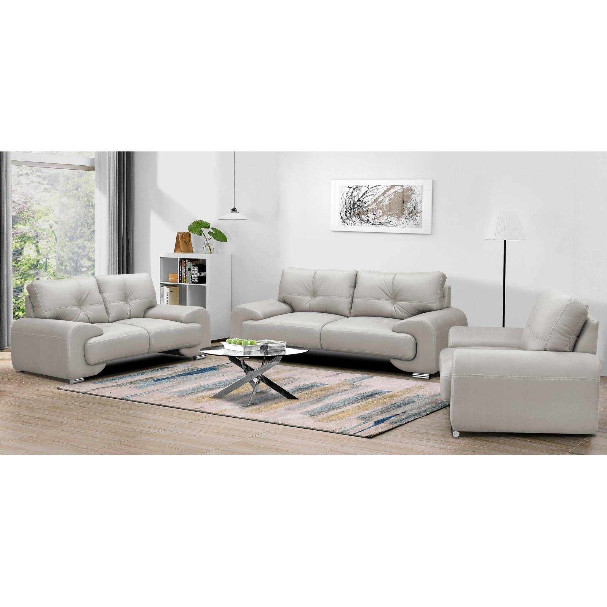 Beautysofa Polstergarnitur Maxime lux, (Sessel + günstig online kaufen