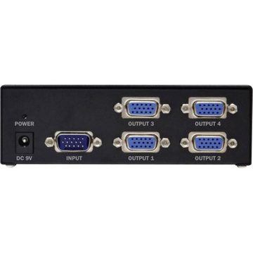 Digitus Professional 4 Port VGA-Video-Splitter Audio- & Video-Adapter