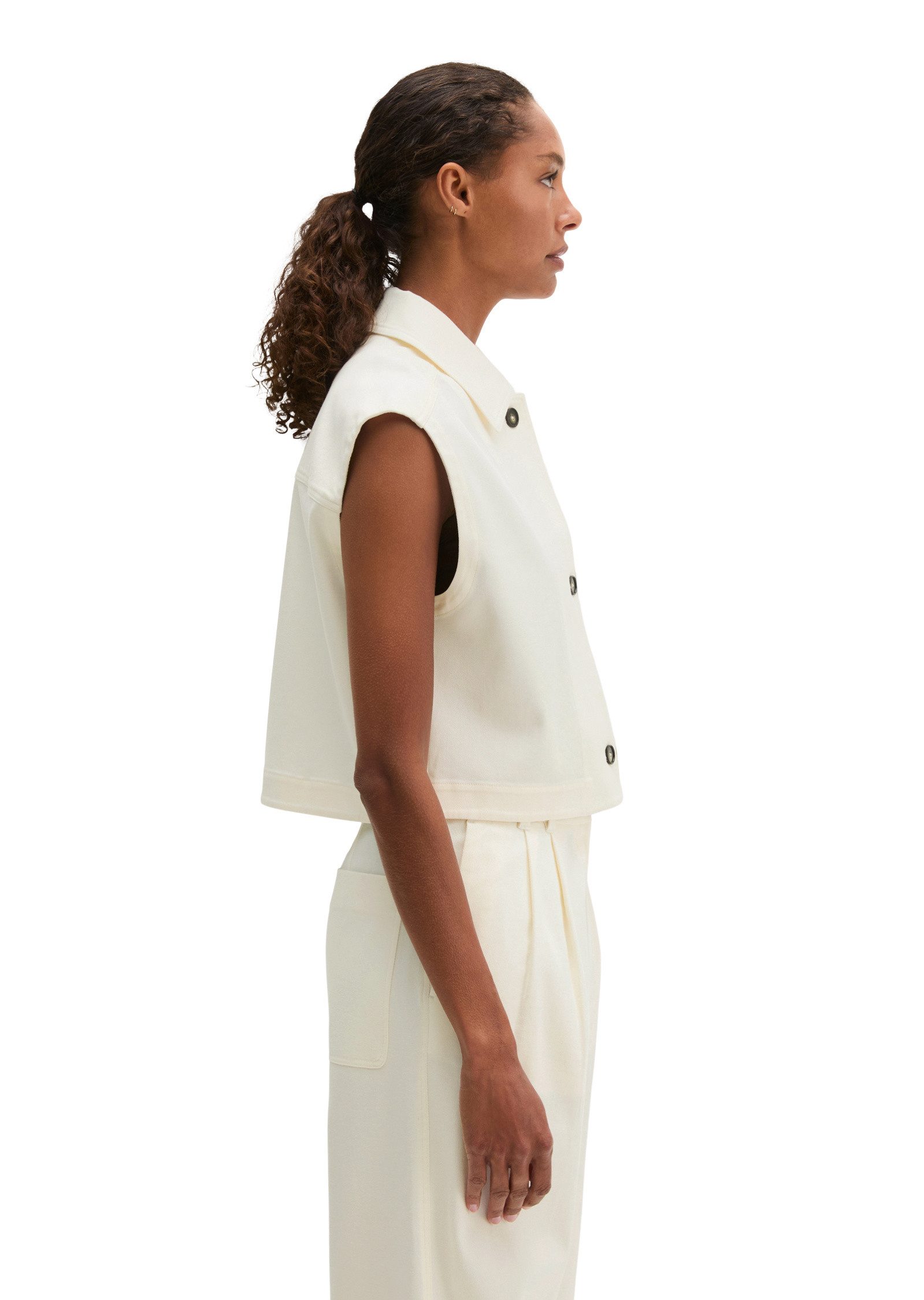 Marc O'Polo Anzugweste aus Baumwoll-Twill-Stretch