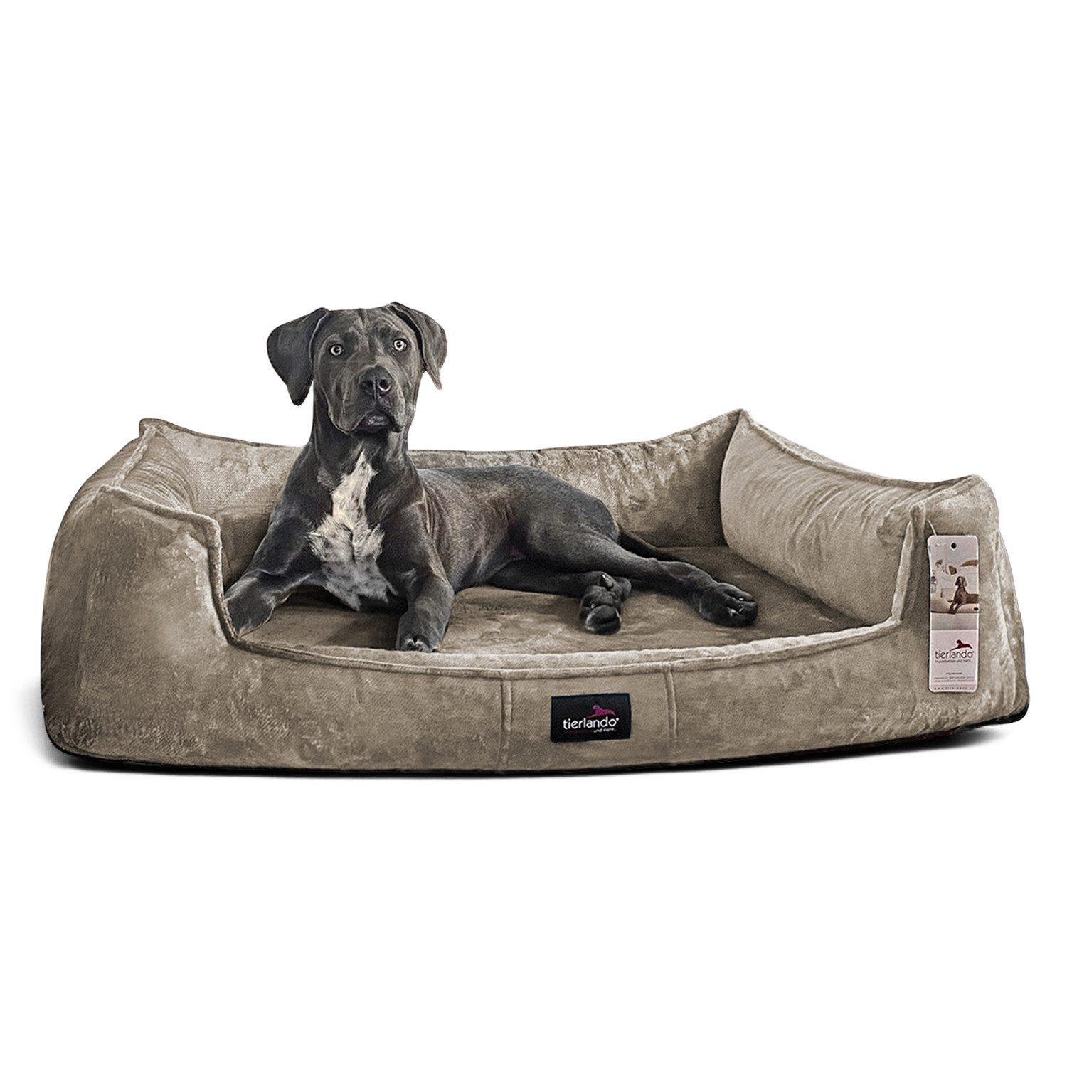 tierlando® Tierbett Orthopädisches Hundebett FRANKLIN Kuscheliger Teddy-Sto günstig online kaufen