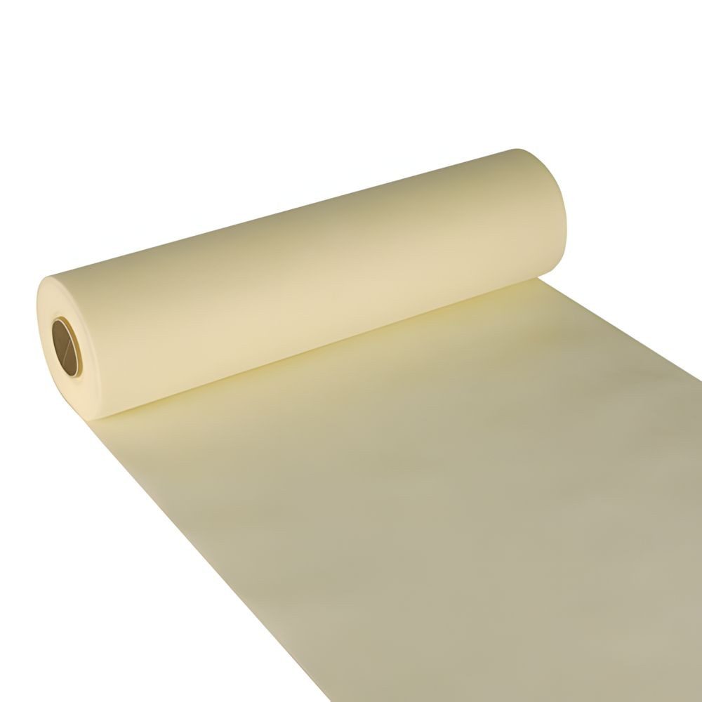 PAPSTAR Tischläufer Tischläufer, stoffähnlich, Vlies soft selection 24 m x 40 cm creme