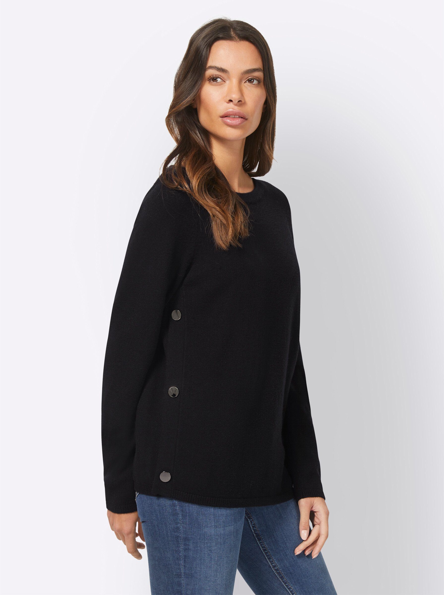 heine Strickpullover Pullover Langarm Feinstrick