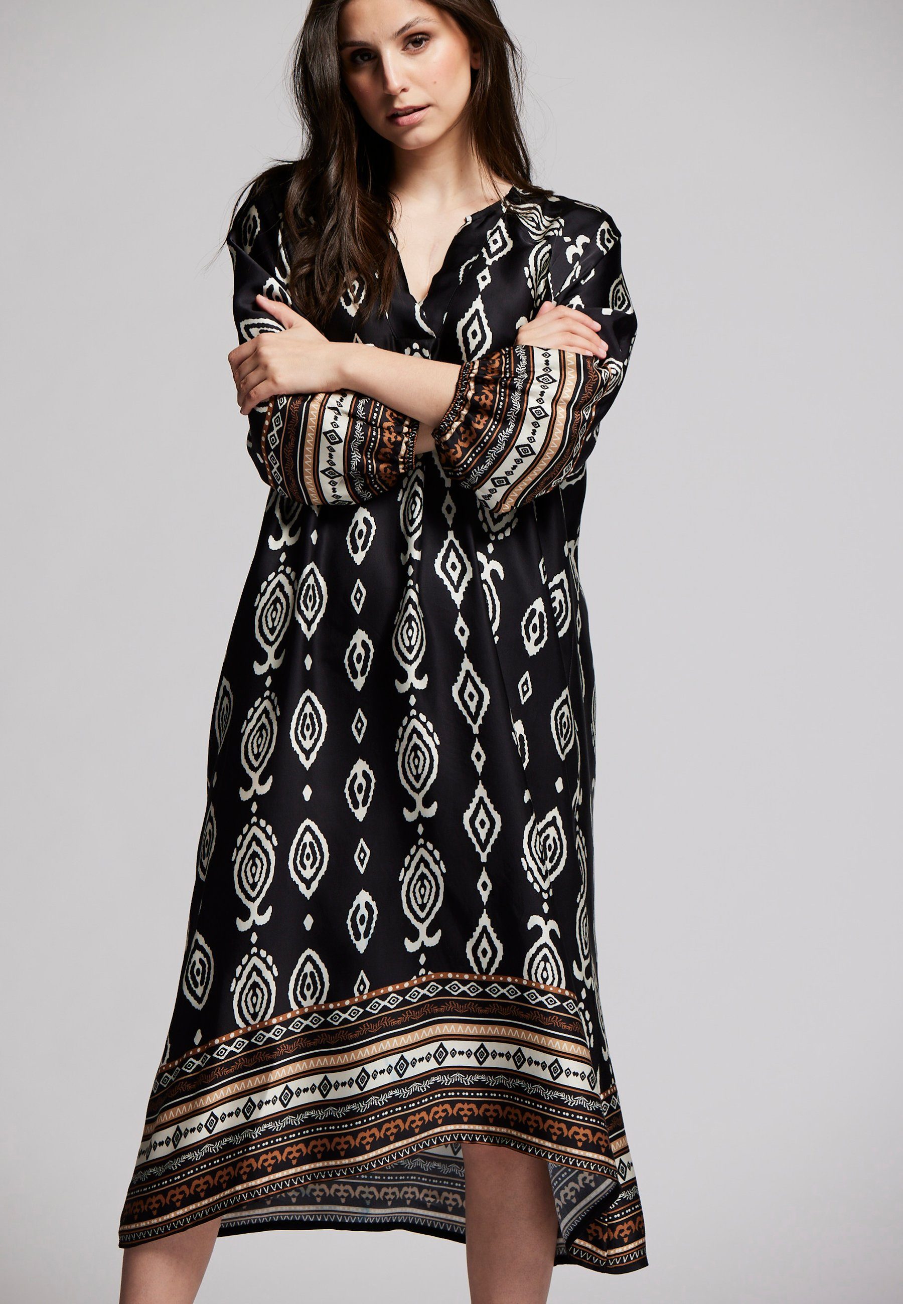 Andijamo-Fashion Satinkleid VENEZIA exklusiv Print günstig online kaufen