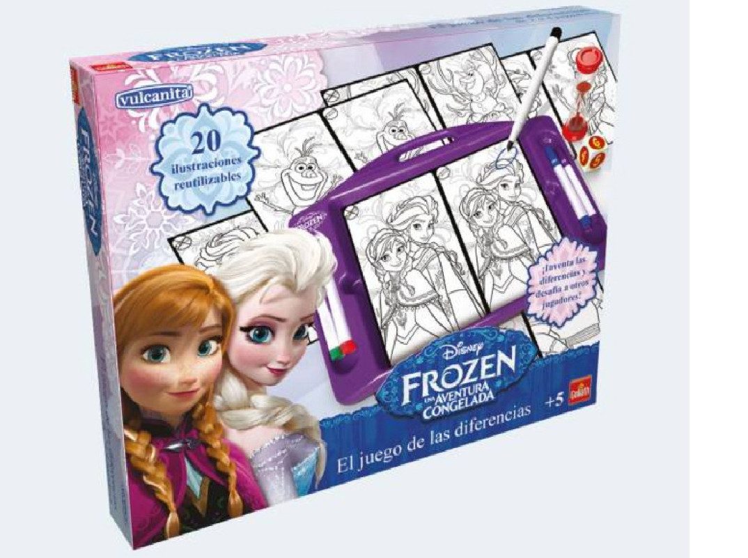 Goliath Toys Spiel Frozen / Die Eiskönigin Spotography Fehler-Suchspiel