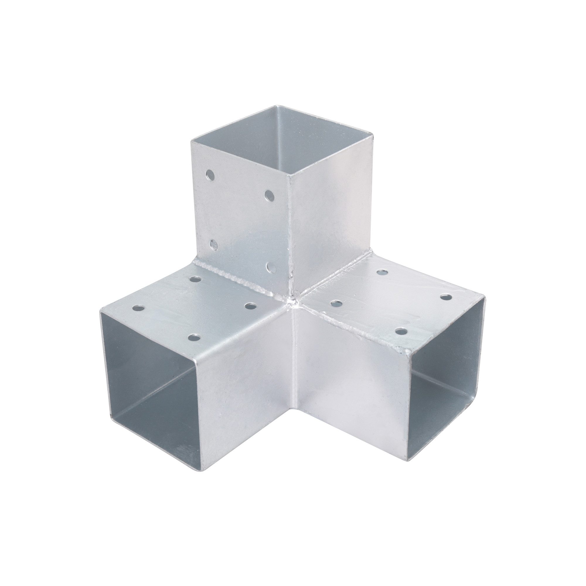 ROG-Gardenline Montagezubehör HOLZVERBINDER FÜR 70x70 MM BALKEN (HEB-032 ECKMODELL), verzinkter Stahl