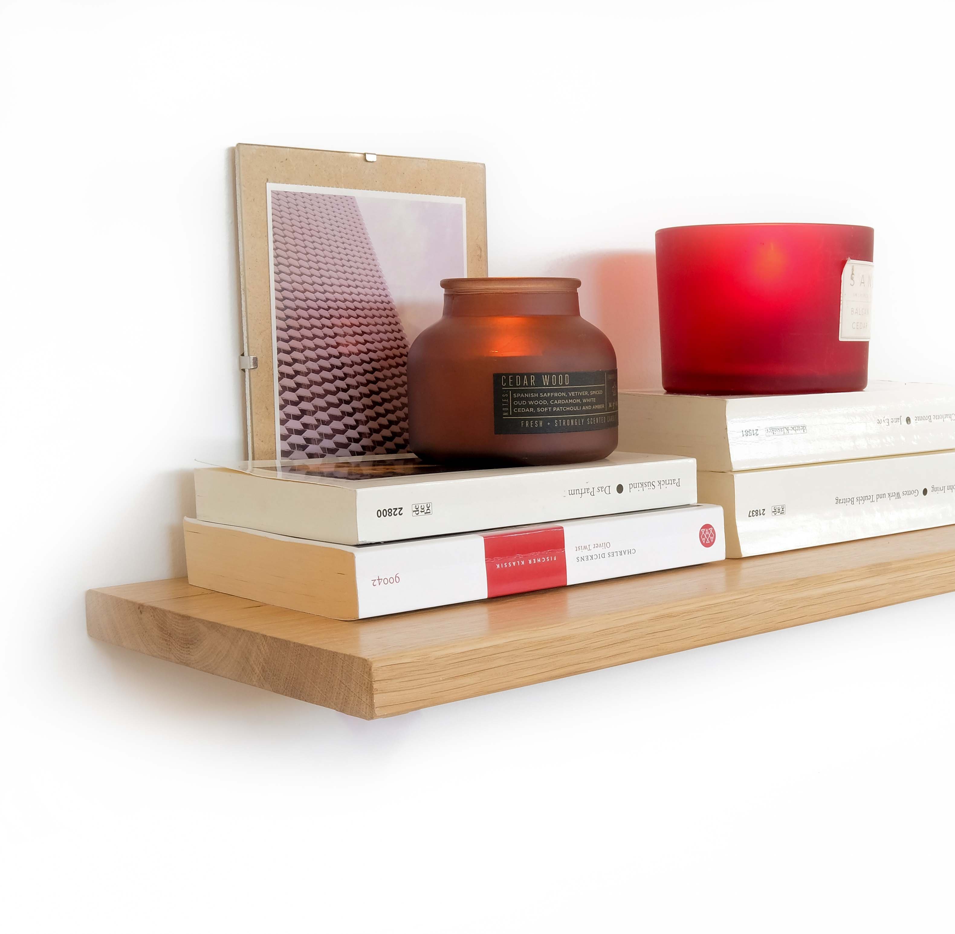 Natural Goods Berlin Wandregal FLOAT, Schweberegal Holz, unsichtbarer Halte günstig online kaufen