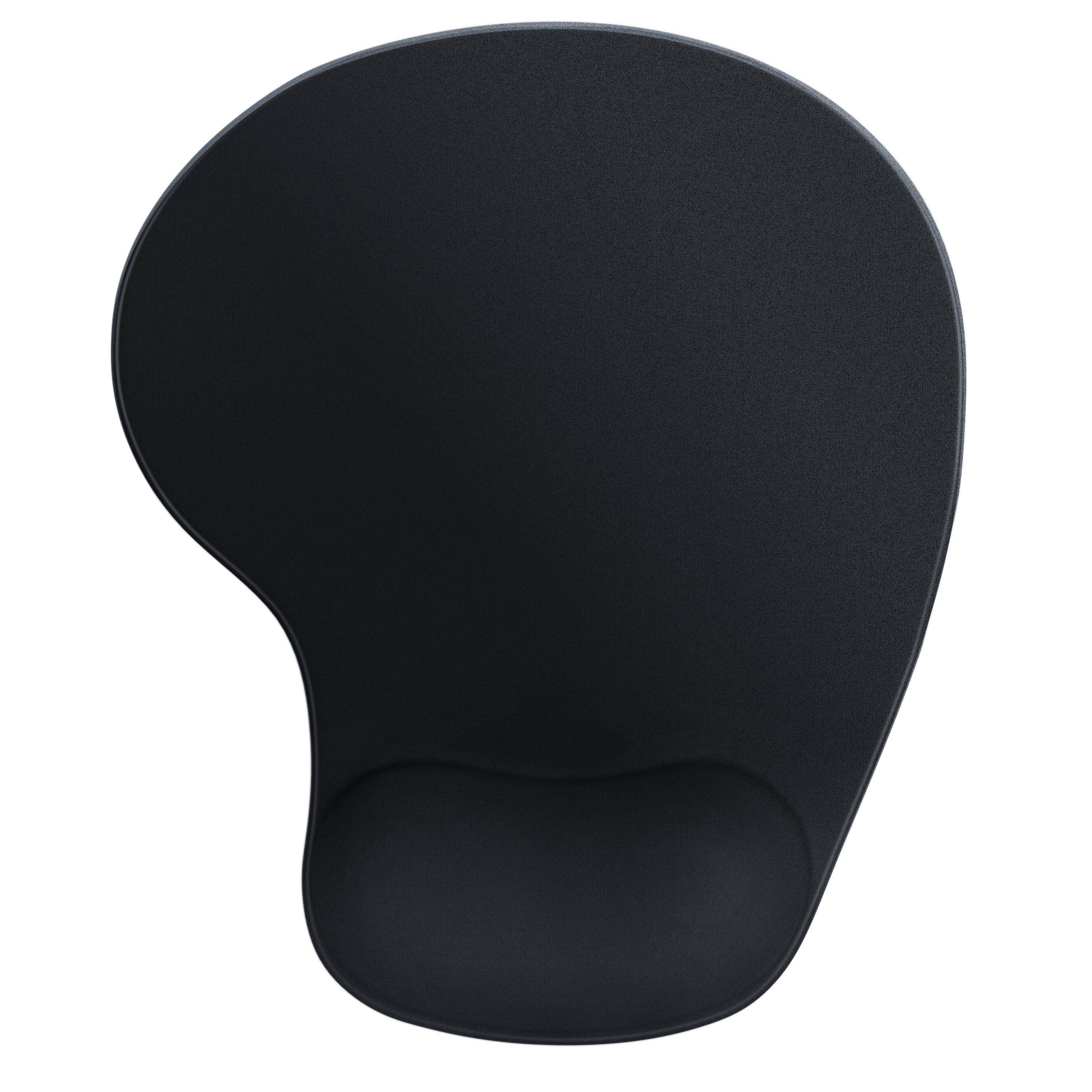 CSL Mauspad Office Gel Mousepad mit ergonomischer Handgelenkauflage, Office Gel Mousepad mit ergonomischer Handgelenkauflage,schwarz