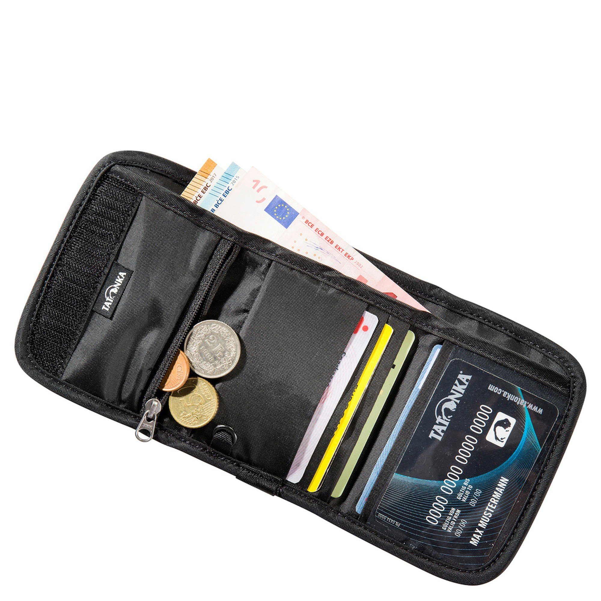 Geldbörse B (1-tlg) - RFID cm Folder TATONKA® Geldbörse black 3cc 12