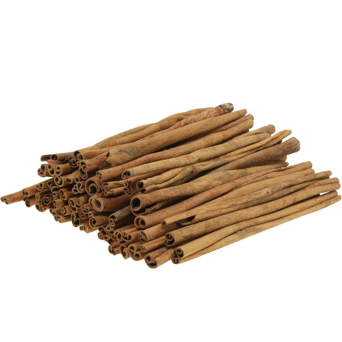 Trockenblume Deko Zimtstangen 25cm 500g Weihnachtsdeko Tischdeko Naturprodukt, Viana, Höhe 5.0 cm