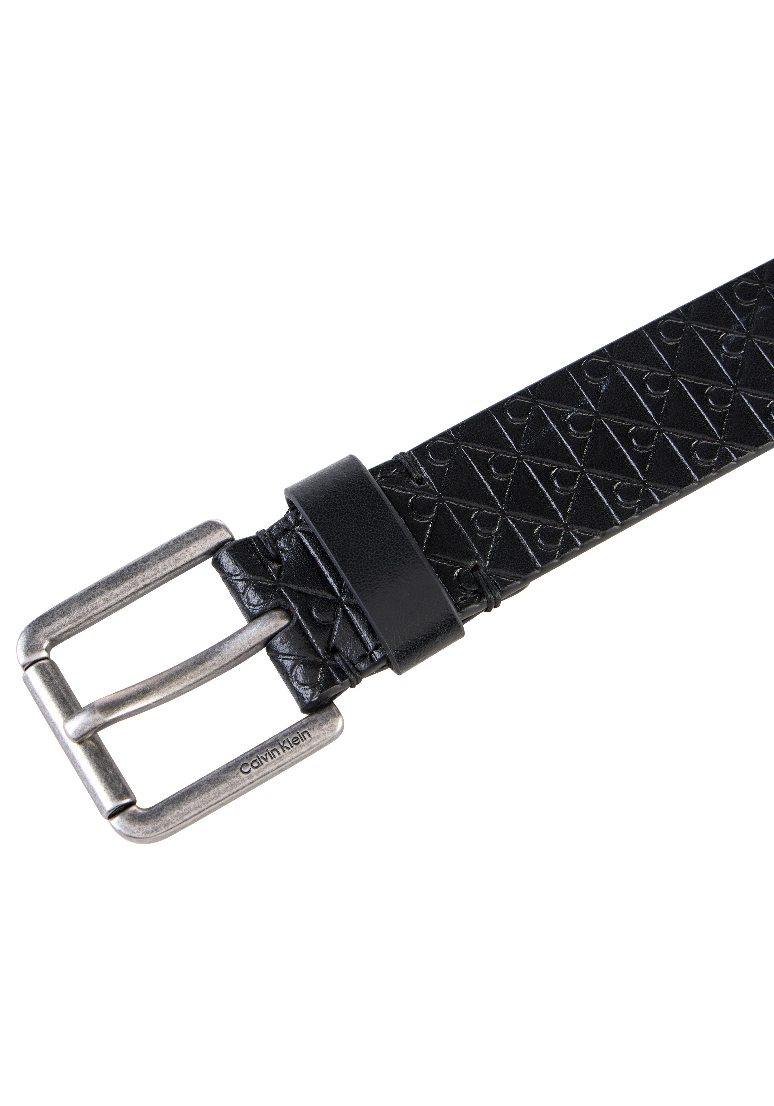 Calvin Klein Jeans Ledergürtel CASUAL ROLLER BUCKLE AOP 35MM Regular fit und größenverstellbar – Bild 5 von 5