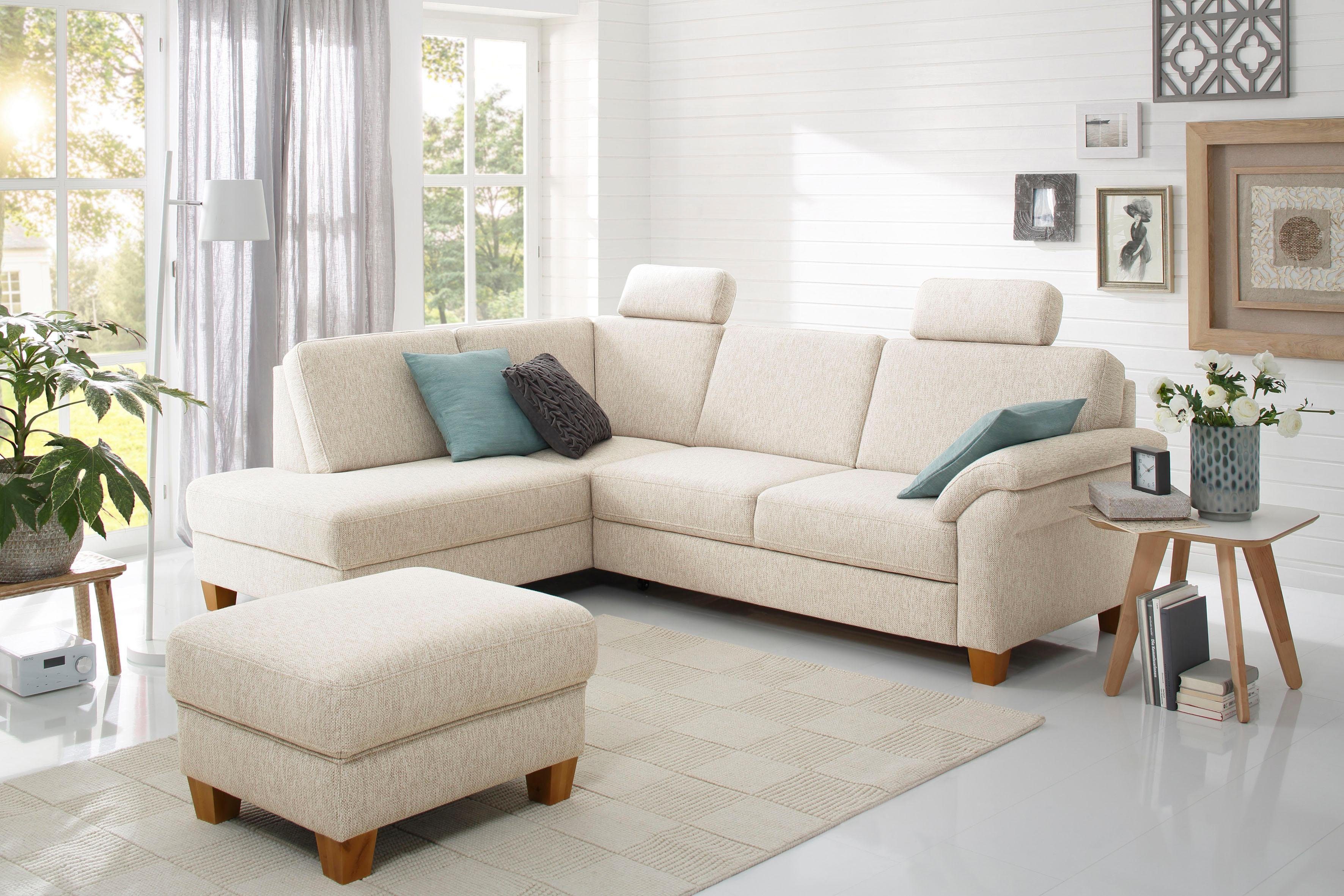 Home affaire Hocker "Borkum" mit Federkern günstig online kaufen