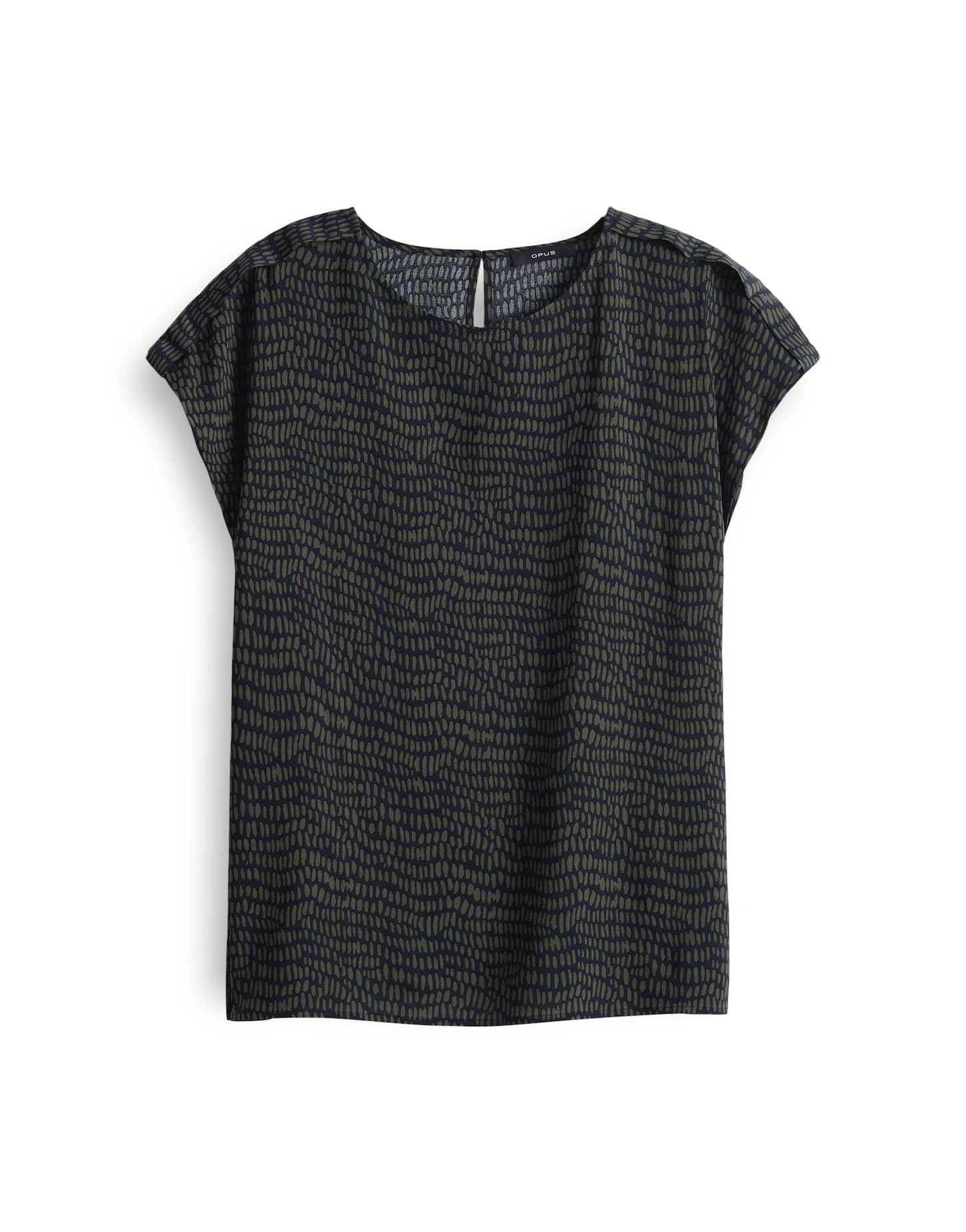 OPUS Kurzarmbluse FERENA SPLASH aus weich fließender Viskose günstig online kaufen