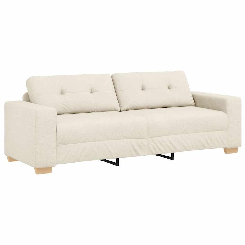 vidaXL Sofa Sofa 3-Sitzer Leinen 180 cm günstig online kaufen