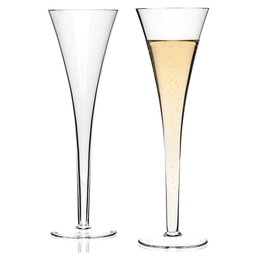 LEONARDO Gläser-Set Nizza Sektfontainen 2er Set, Glas, Aus hochwertigem Glas
