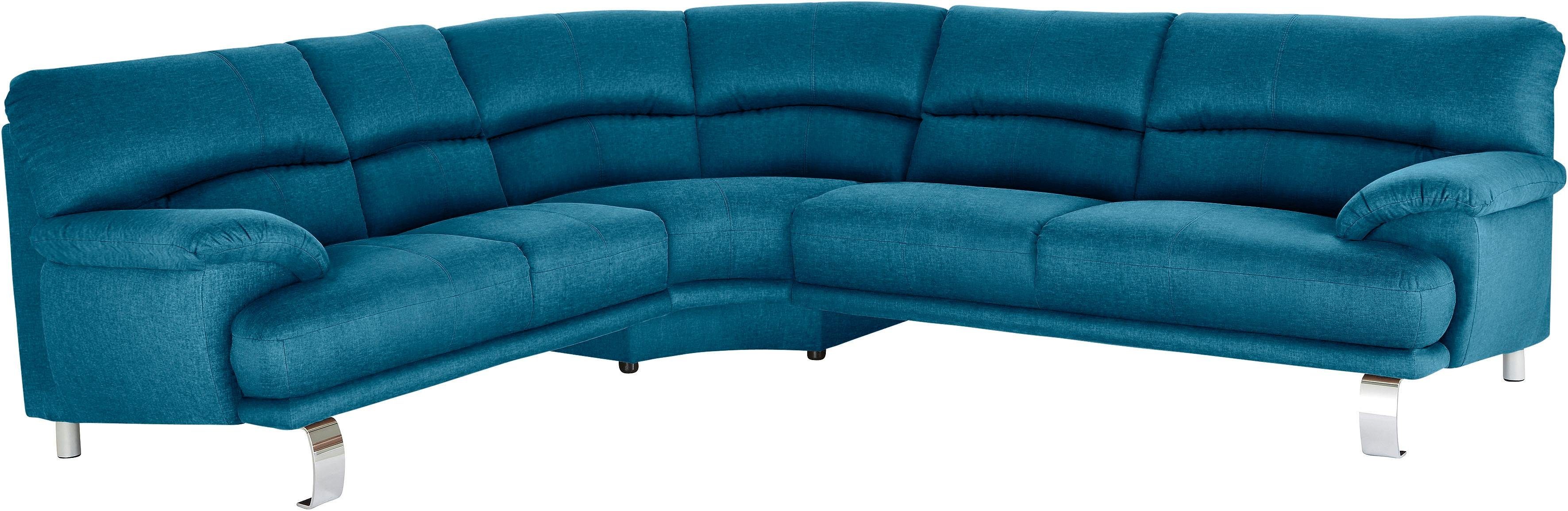 TRENDMANUFAKTUR Ecksofa "Cecilia II, in italienischen Design, bequem, hoher günstig online kaufen