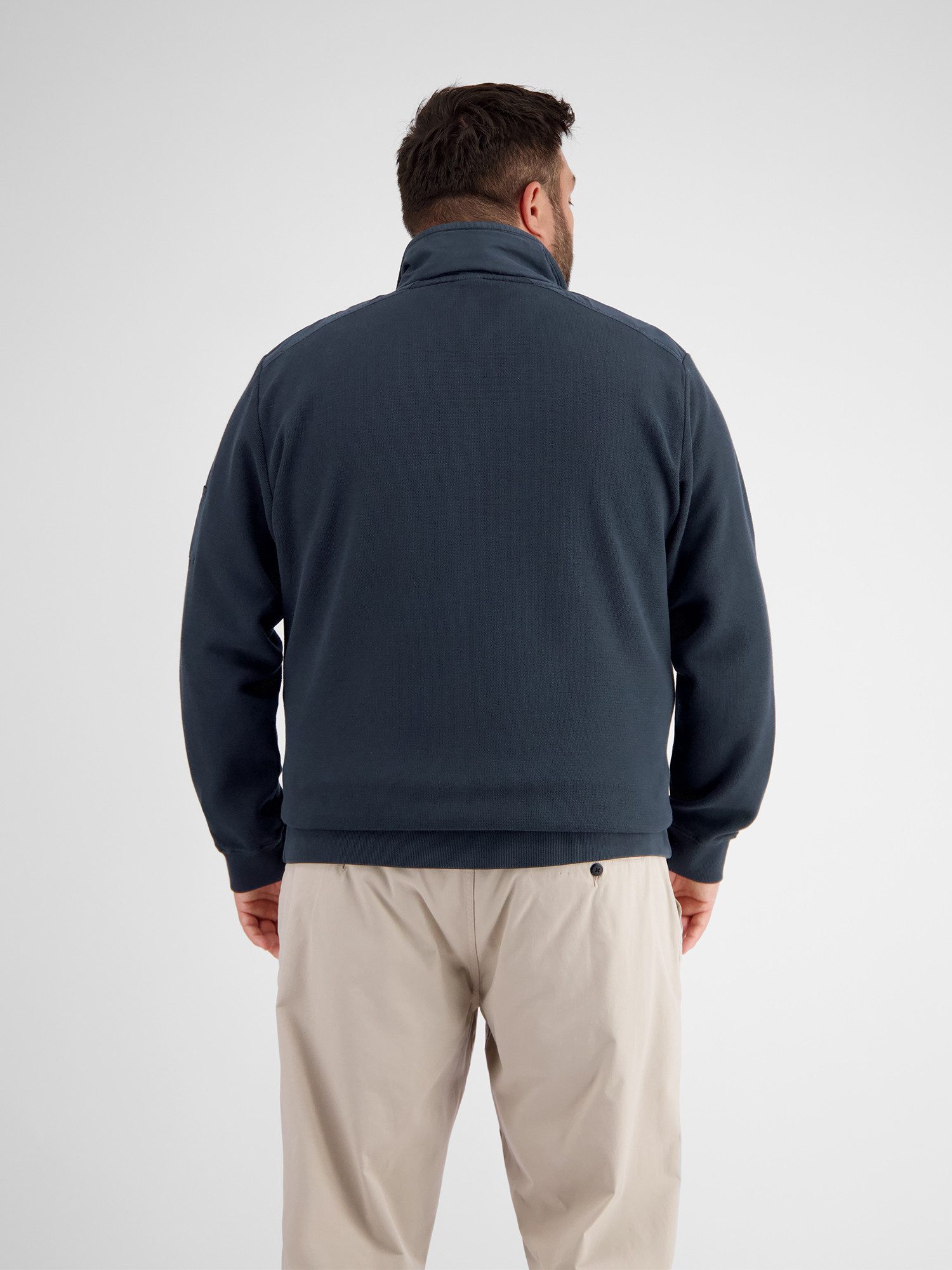 LERROS Sweatjacke "LERROS Sweatjacke mit Stehkragen" günstig online kaufen