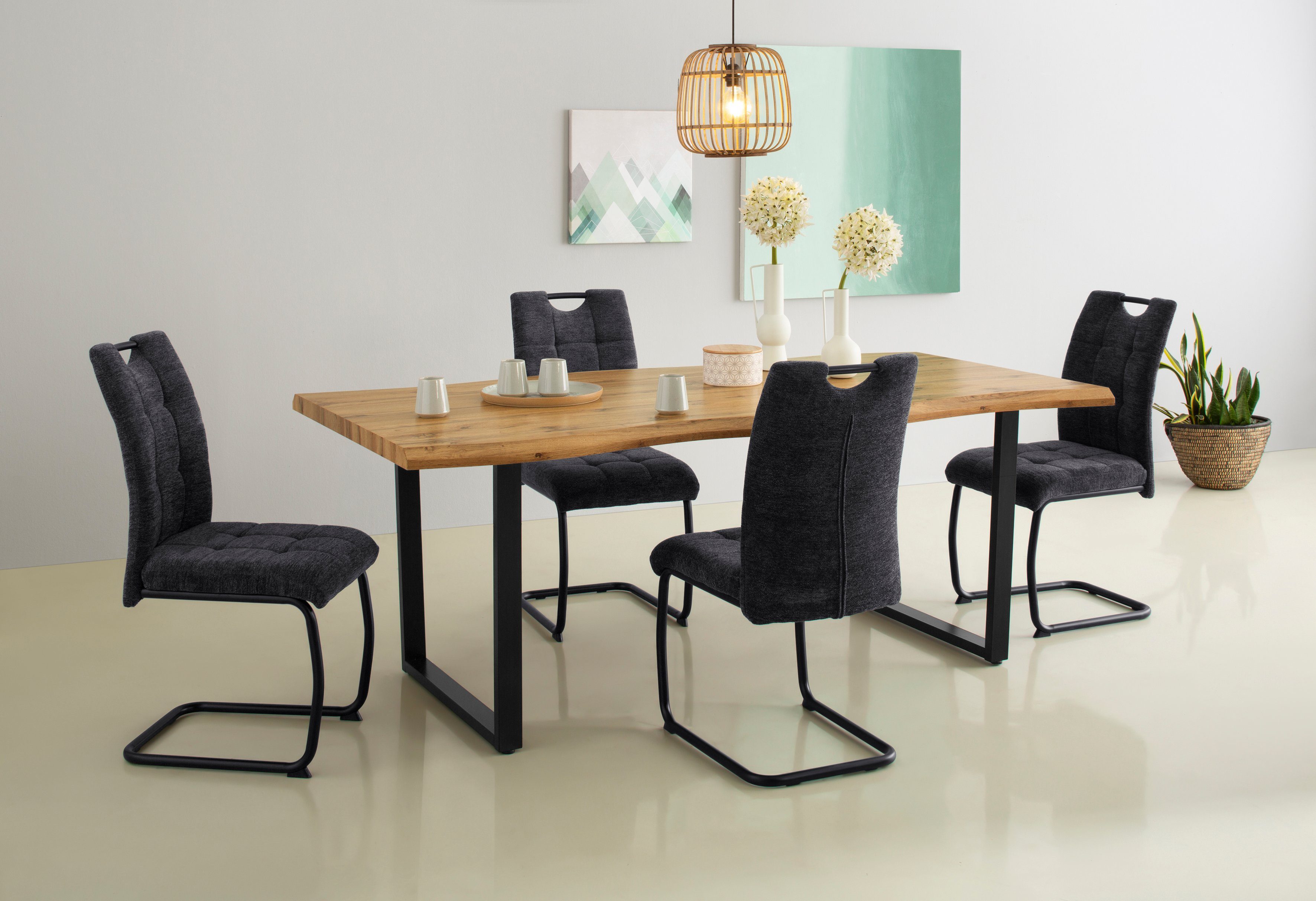 HELA Esstisch GISELLE Baumkantentisch, Küchentisch, TOPSELLER! OTTOs Choice günstig online kaufen