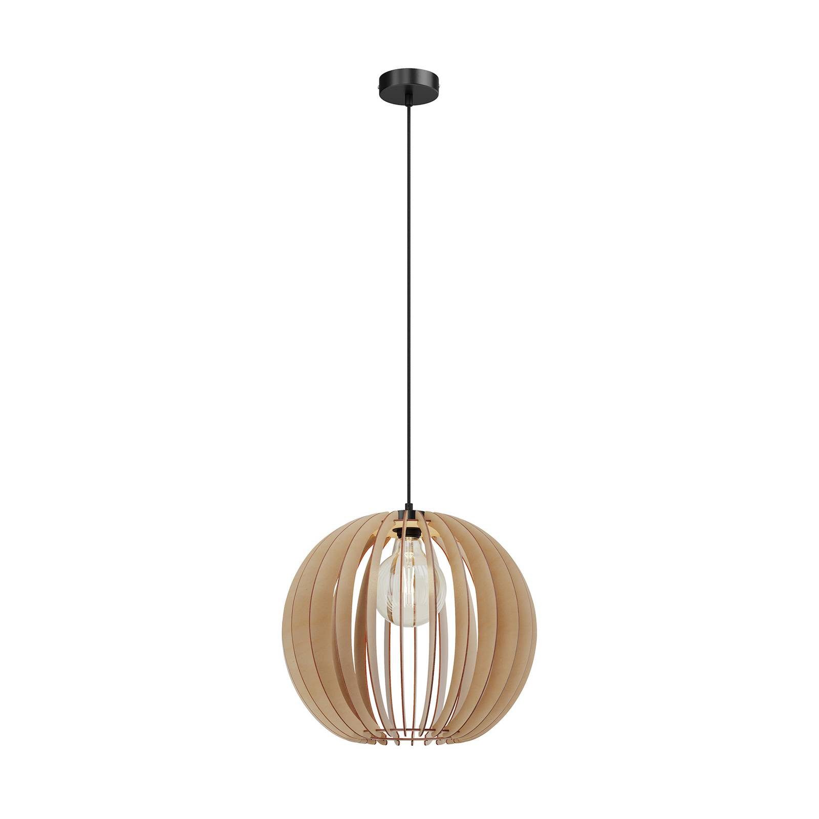 Envostar Hängeleuchte Clay, Holz IP20, 1 x 15 W LED