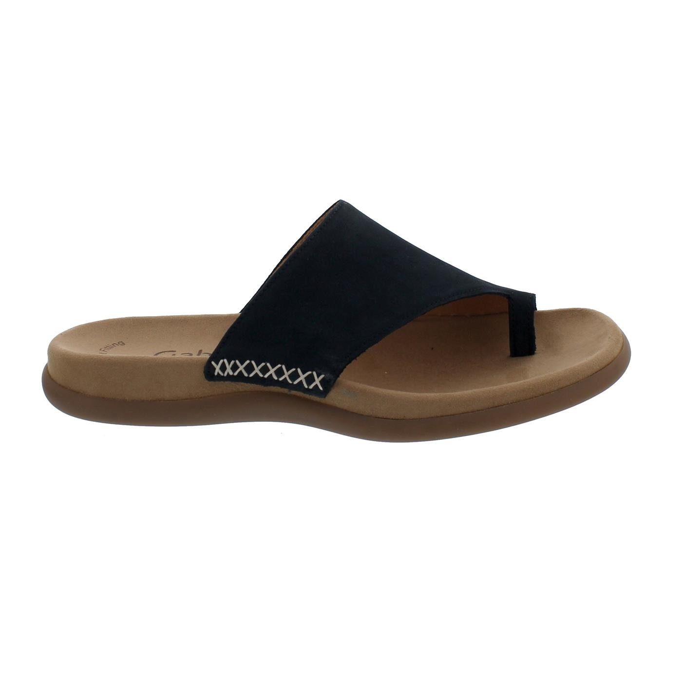 Gabor Gabor Pantolette, Nubuk Lavato, Nightblue, günstig online kaufen