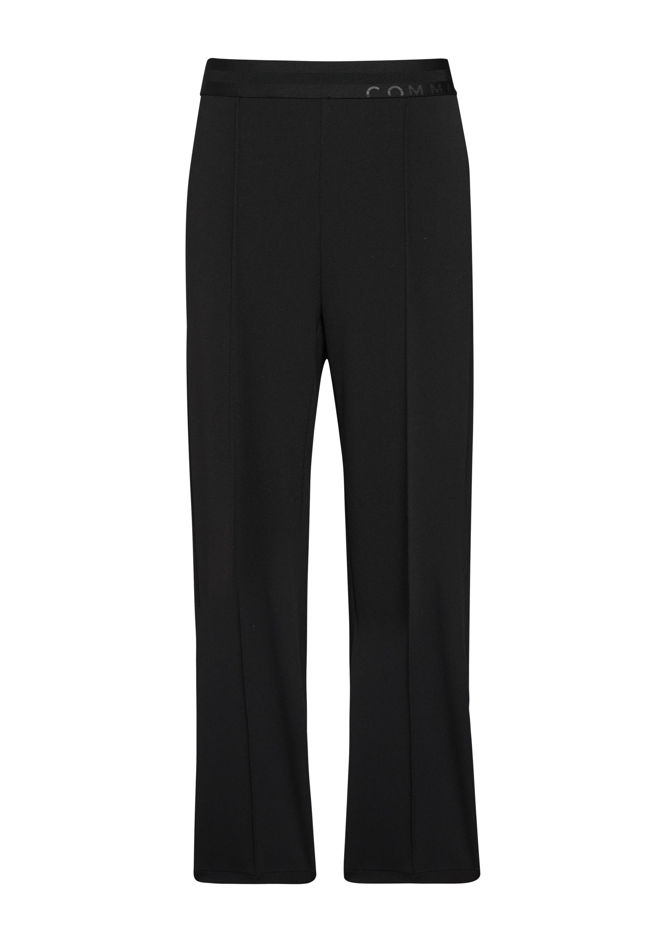 comma 7/8-Hose Hose Verkürzte Schlupfhose aus Twill-Jersey